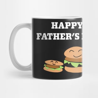 Happy Fathers Day with Burgers Mug